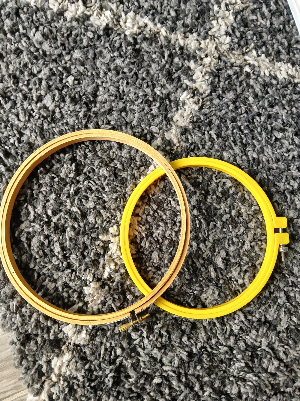 Yellow Embroidery Hoop - Classic Crafting Frame